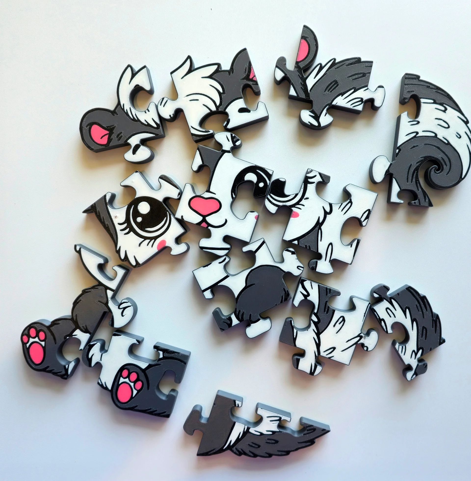 Skunk 3D Printed Jigsaw Puzzle – Durable, Interactive Fun for Kids! product image (2)