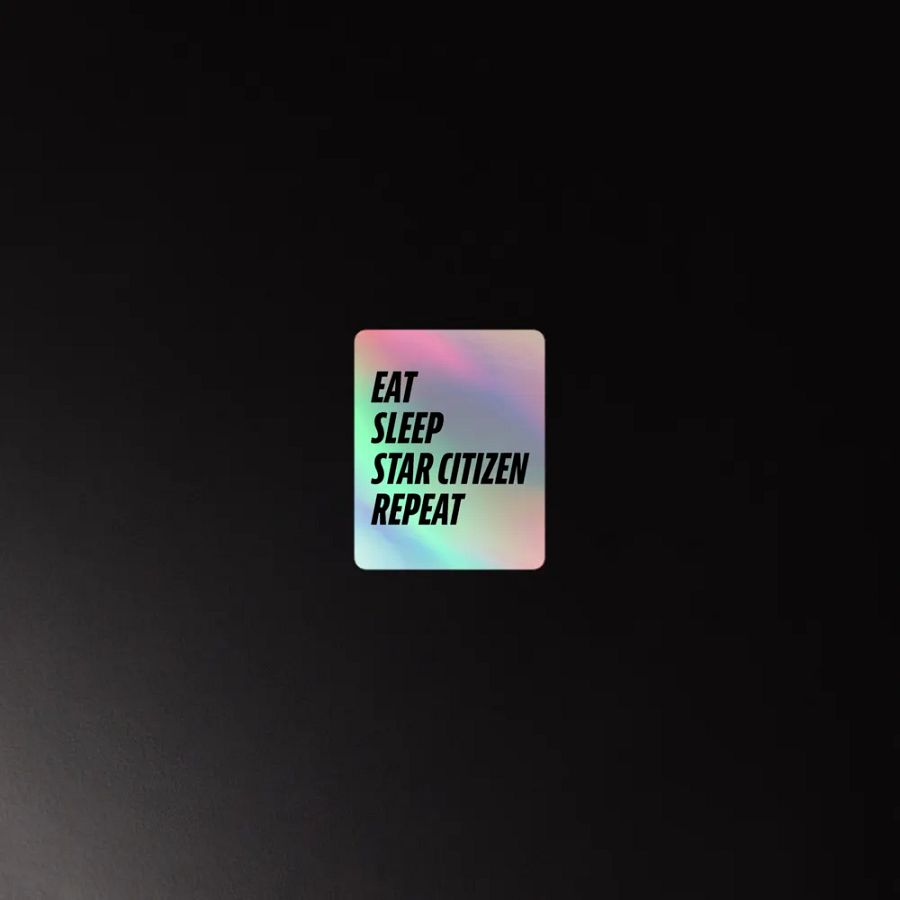Eat, Sleep, SC, Repeat Holo Sticker product image (4)