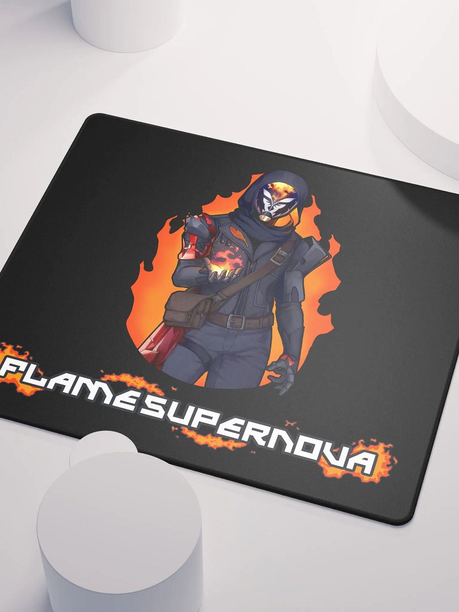 Flame Supernova Gaming Mousepad (Black) product image (3)