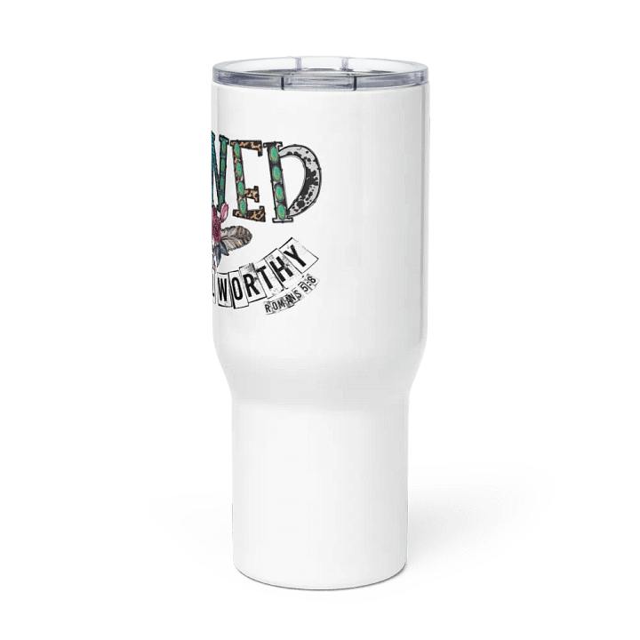 Flawed But Still Worthy - Travel Mug w/ Handle product image (3)