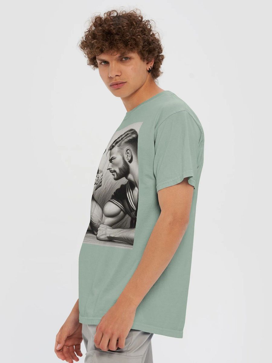Heavyweight T Shirt. Come and Get It Sailors Gay Pride Graphic Design product image (6)