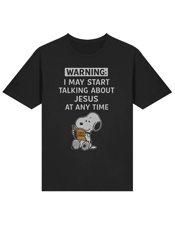 I May Start Talking About Jesus At Any Time Snoopy T-Shirt product image (2)