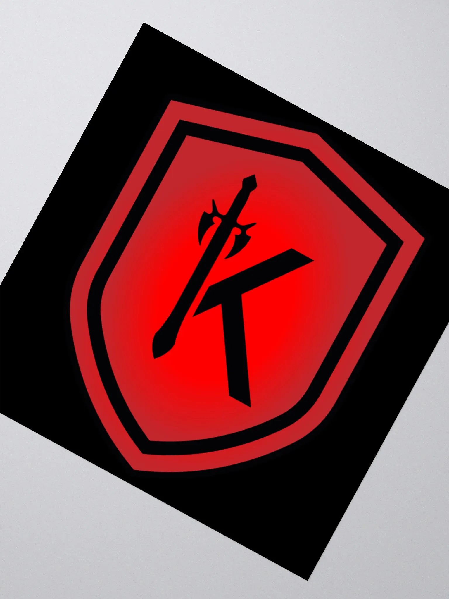 Killadrix Shield Logo - Sticker (Black) product image (2)