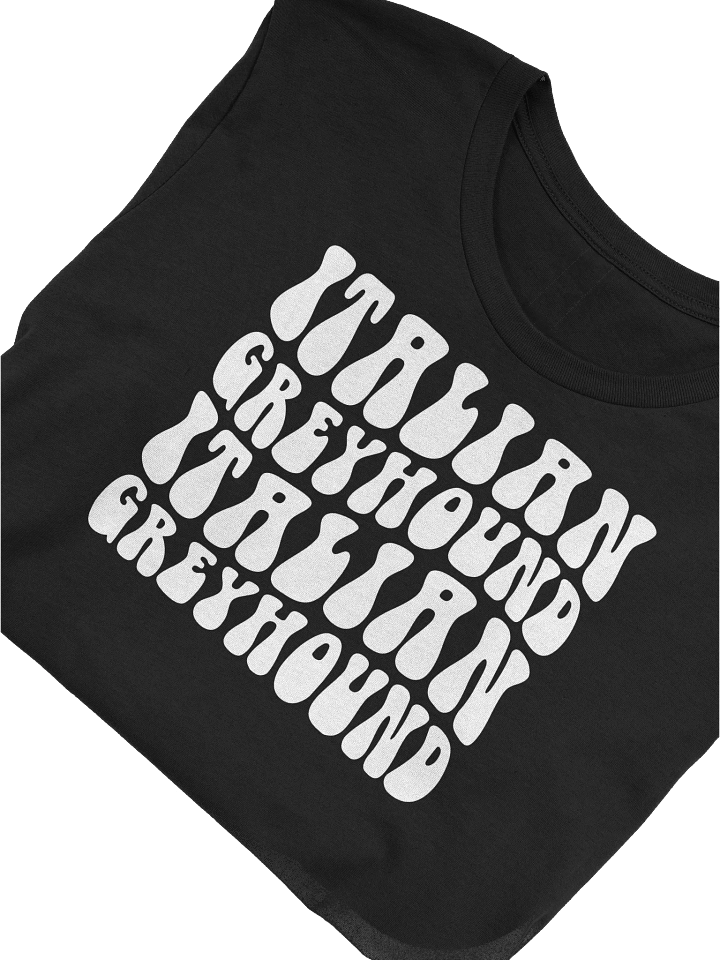 Italian Greyhound Retro Wave Style Inspired T-Shirt product image (1)