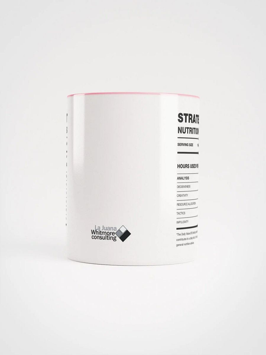 STRATEGIST Nutrition Facts Ceramic Mug product image (5)