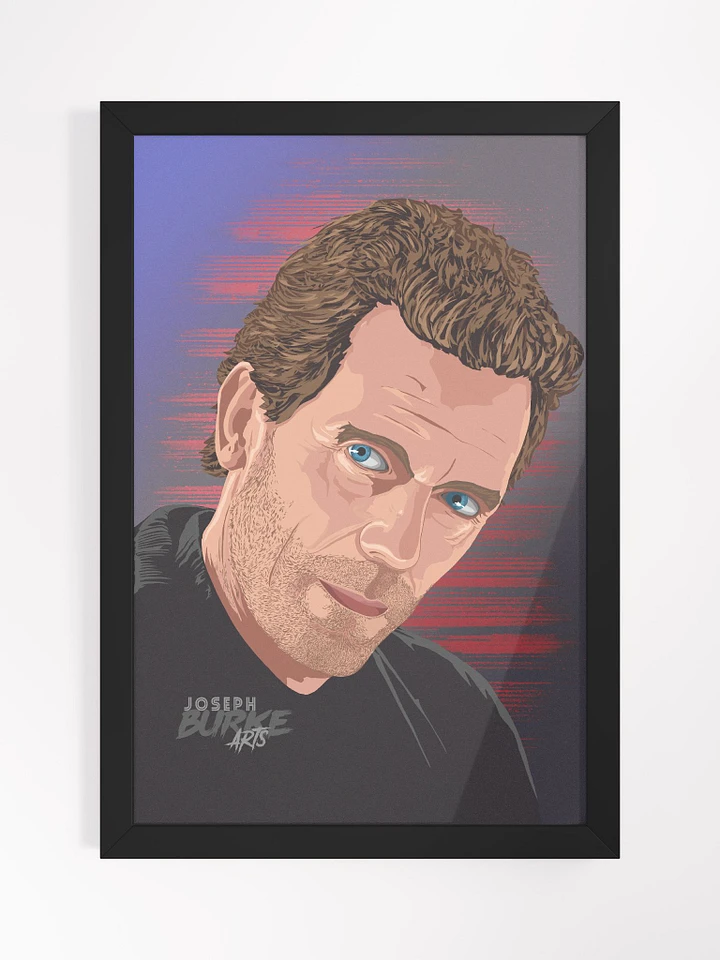 Dr. Gregory House M.D. Hand Drawn Vector Framed Art product image (2)