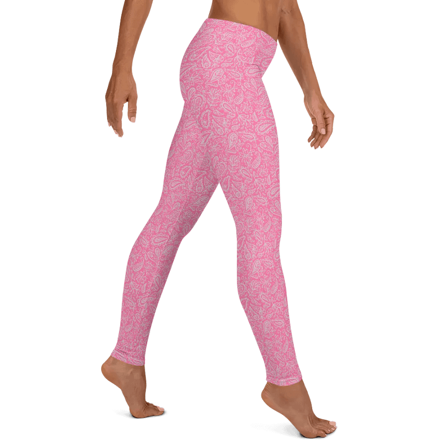 Light Pink All-Over Print Leggings product image (12)