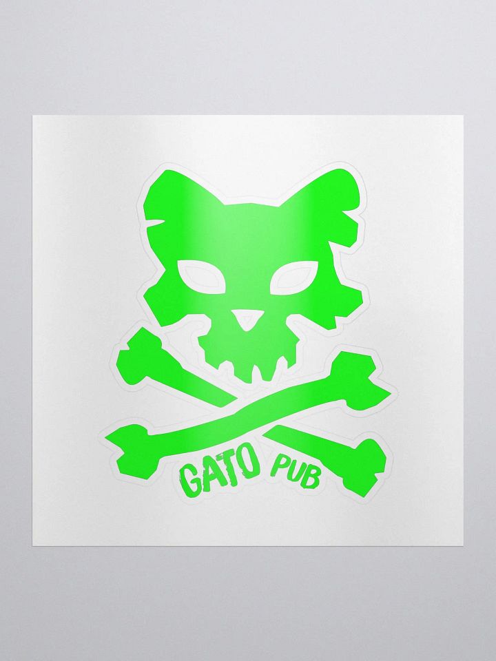 Gato Pub Pirate Sticker product image (1)