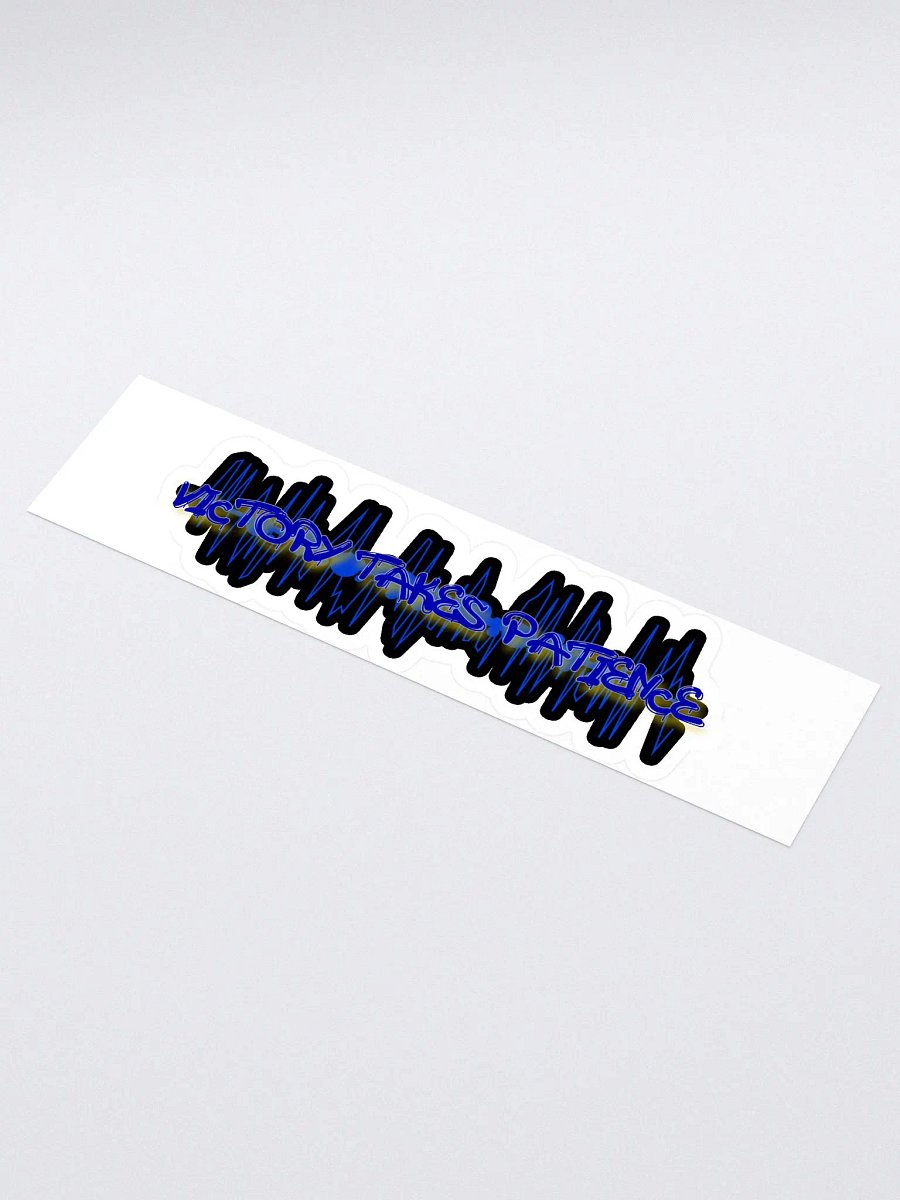 Victory Takes Patience Die Cut Sticker product image (1)