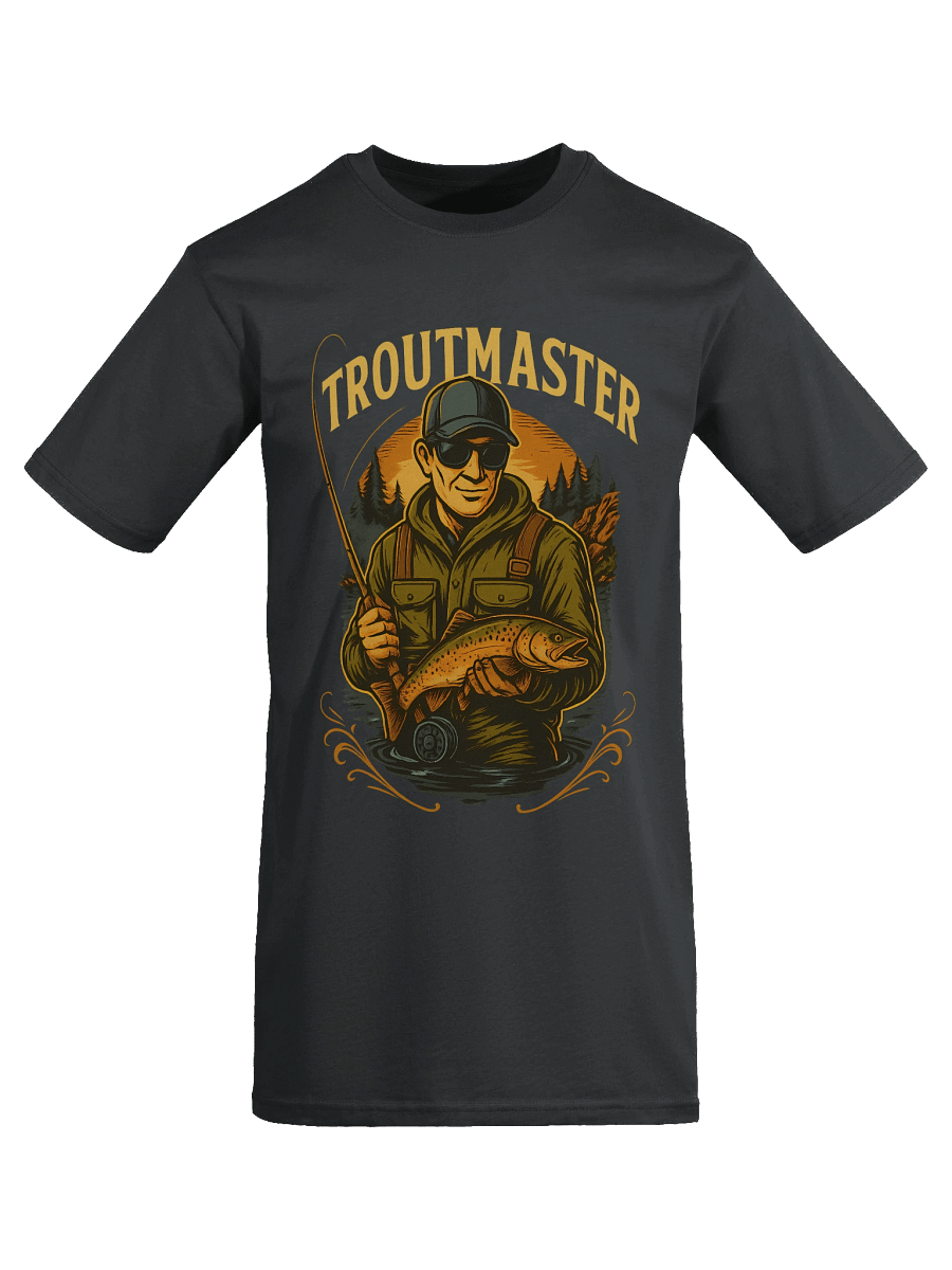 Trout Fishing T-Shirt – Troutmaster Trophy Trout Angler Tee for Fishermen product image (7)