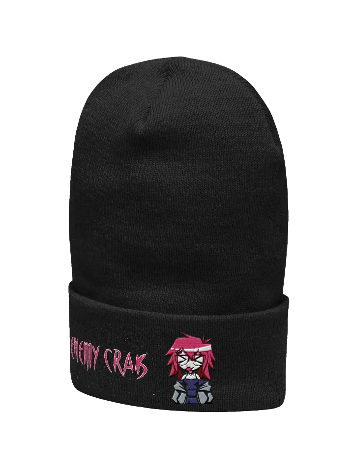 Enemy Crab PNG with Logo Beanie (Black) product image (2)