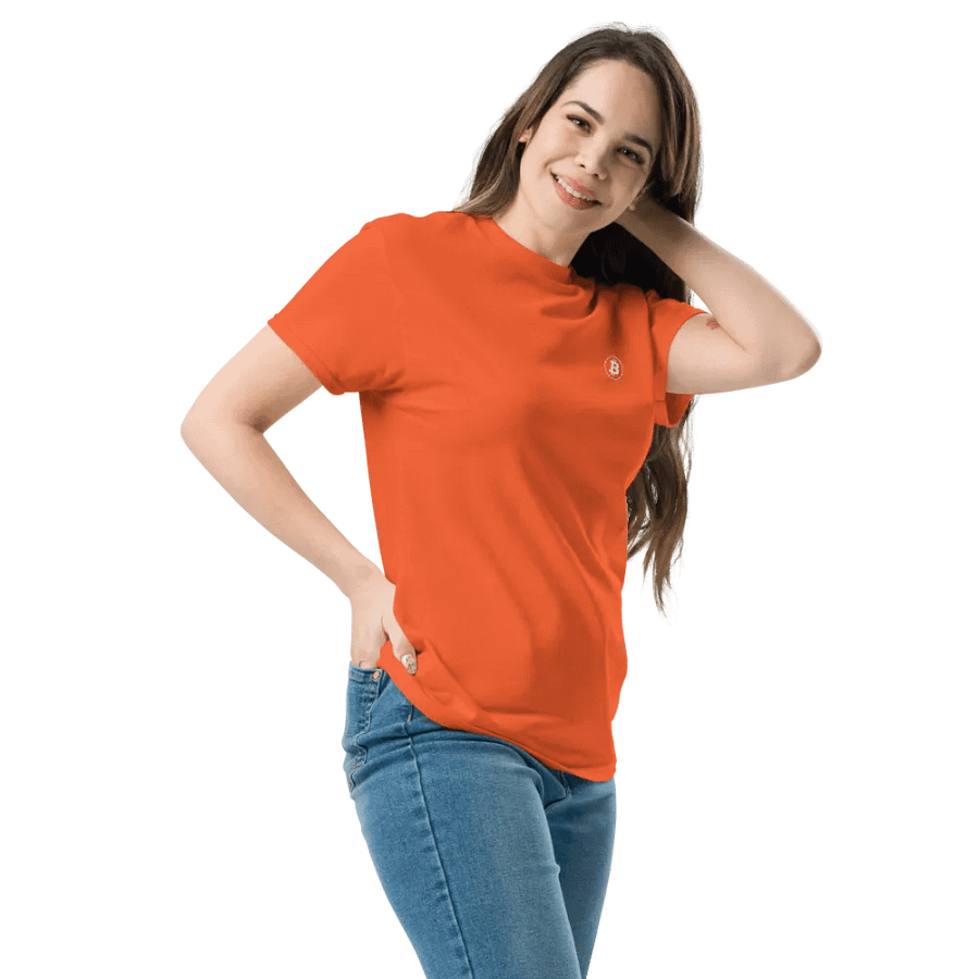 Embroidered ₿ T-Shirt product image (10)