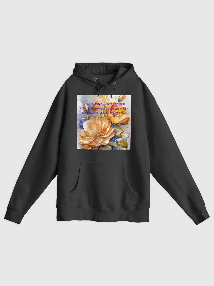 Gratitude's Golden Bloom Premium Hoodie product image (1)