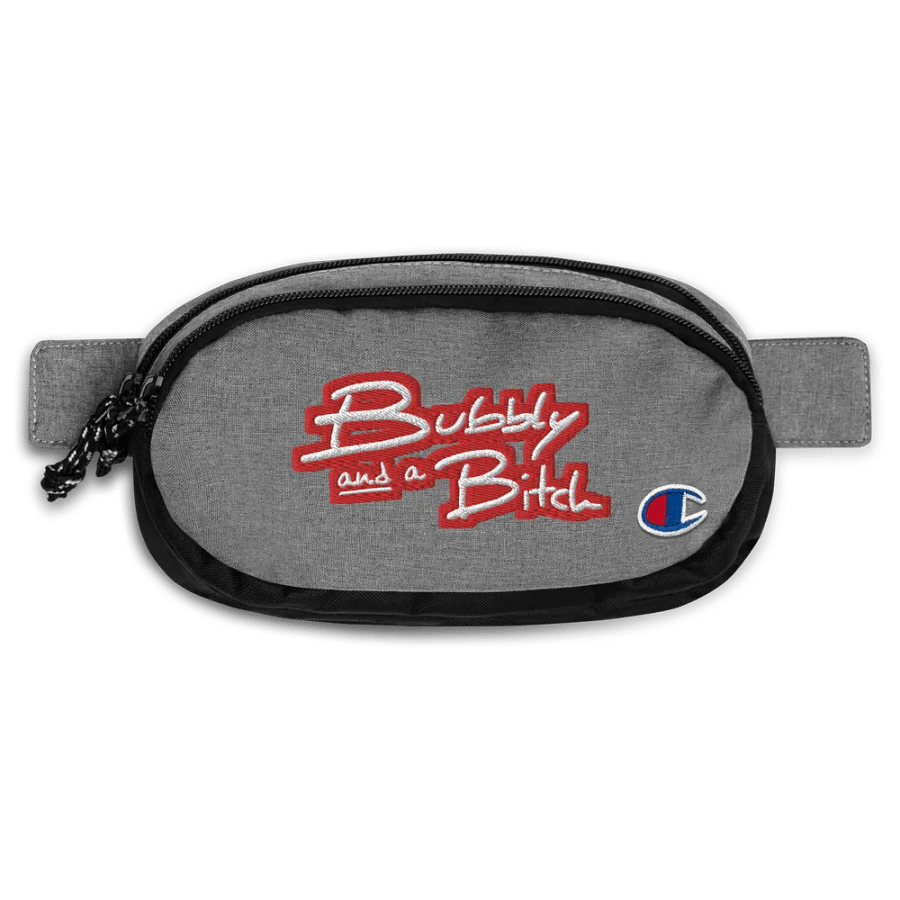 Bubbly and a B (red bubble design 2) champion fanny pack product image (1)