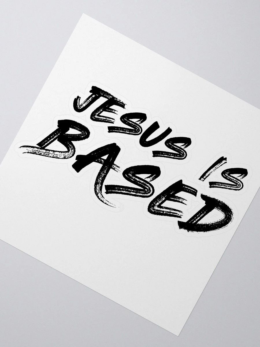 Jesus is Based (Black) product image (4)