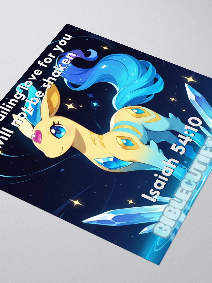 Bible Cuties Victoria - My unfailing love for you will not be shaken Sticker product image (6)