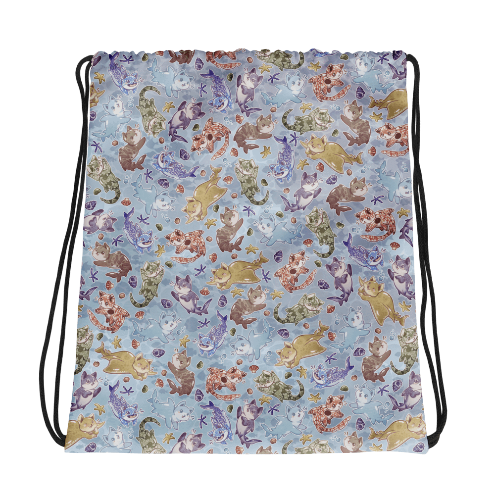 CATSHARK - drawstring bag product image (1)