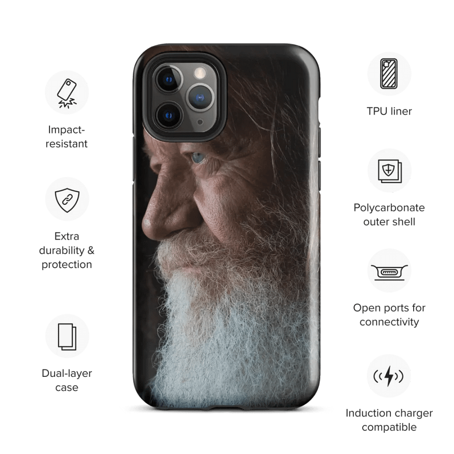 Elderly Man Portrait Phone Case - A Touch of Humanity product image (28)