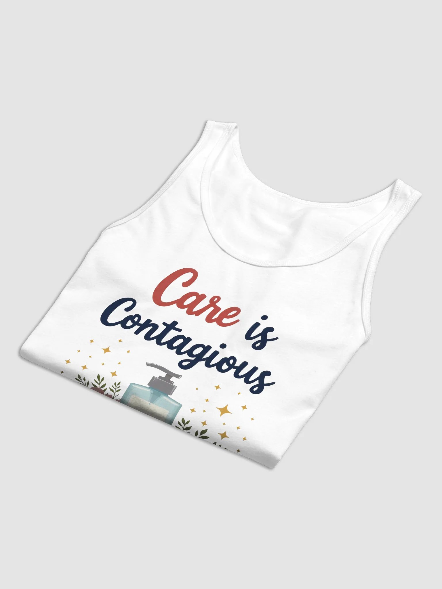 Care is Contagious Floral Tank product image (8)
