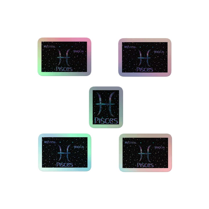 Pisces, Magical Mystical, Holo Sticker Pack product image (2)