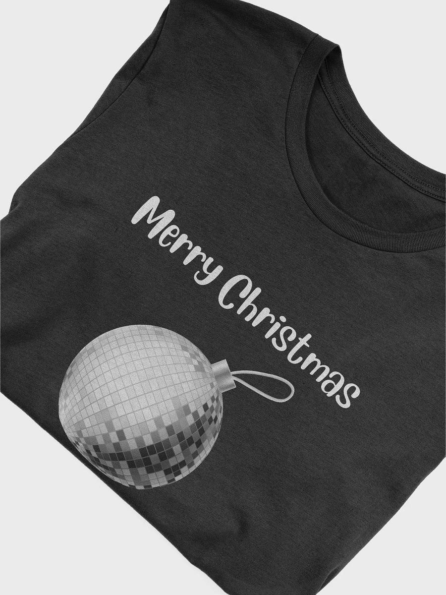 Dazzling Mirrorball Bauble Christmas T-Shirt - Silver product image (10)