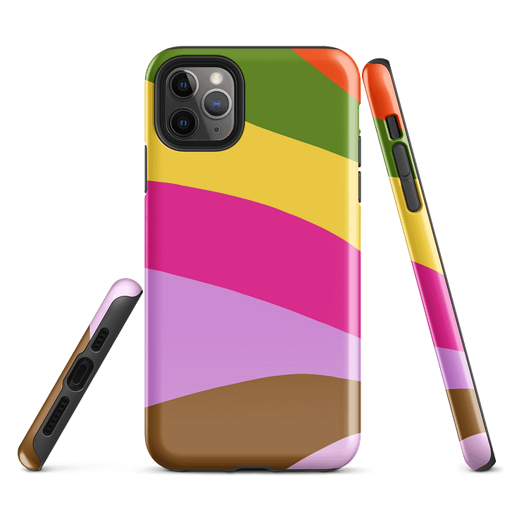 Vibrant Stripes iPhone® Tough Case product image (3)