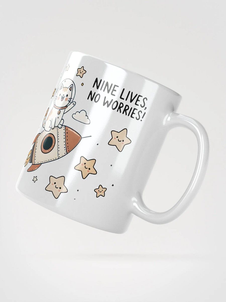 Nine lives, no worries mug product image (2)