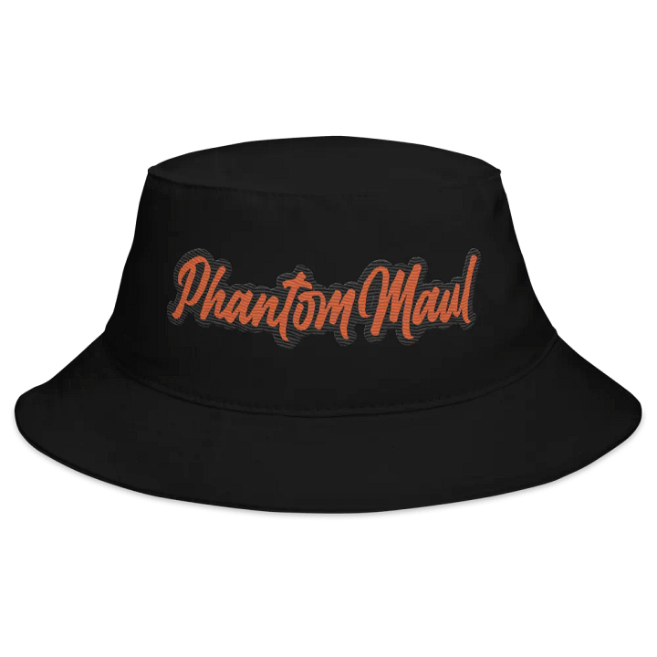 'PhantomMaul' Bucket Hat Orange Lettering product image (2)