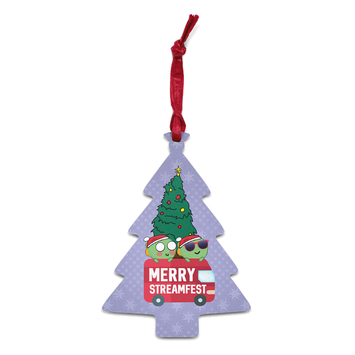 Merry Streamfest Wooden Ornament [Tree] product image (2)