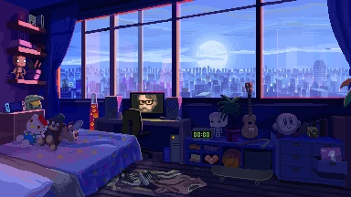 ASMR Pixel Art Room by Elias L. - Digital download product image (1)