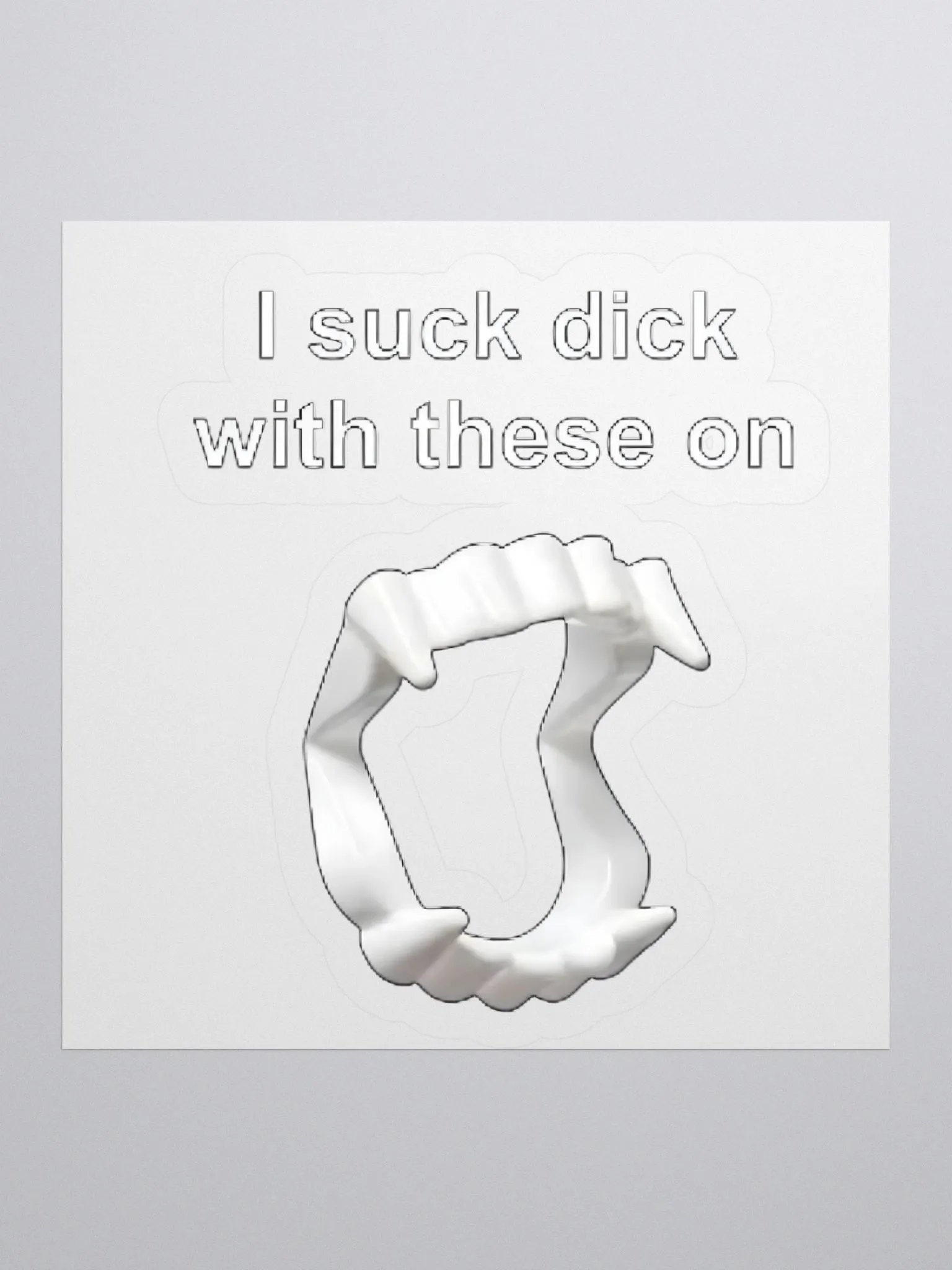 I Will Suck Dick With These On Sticker product image (1)