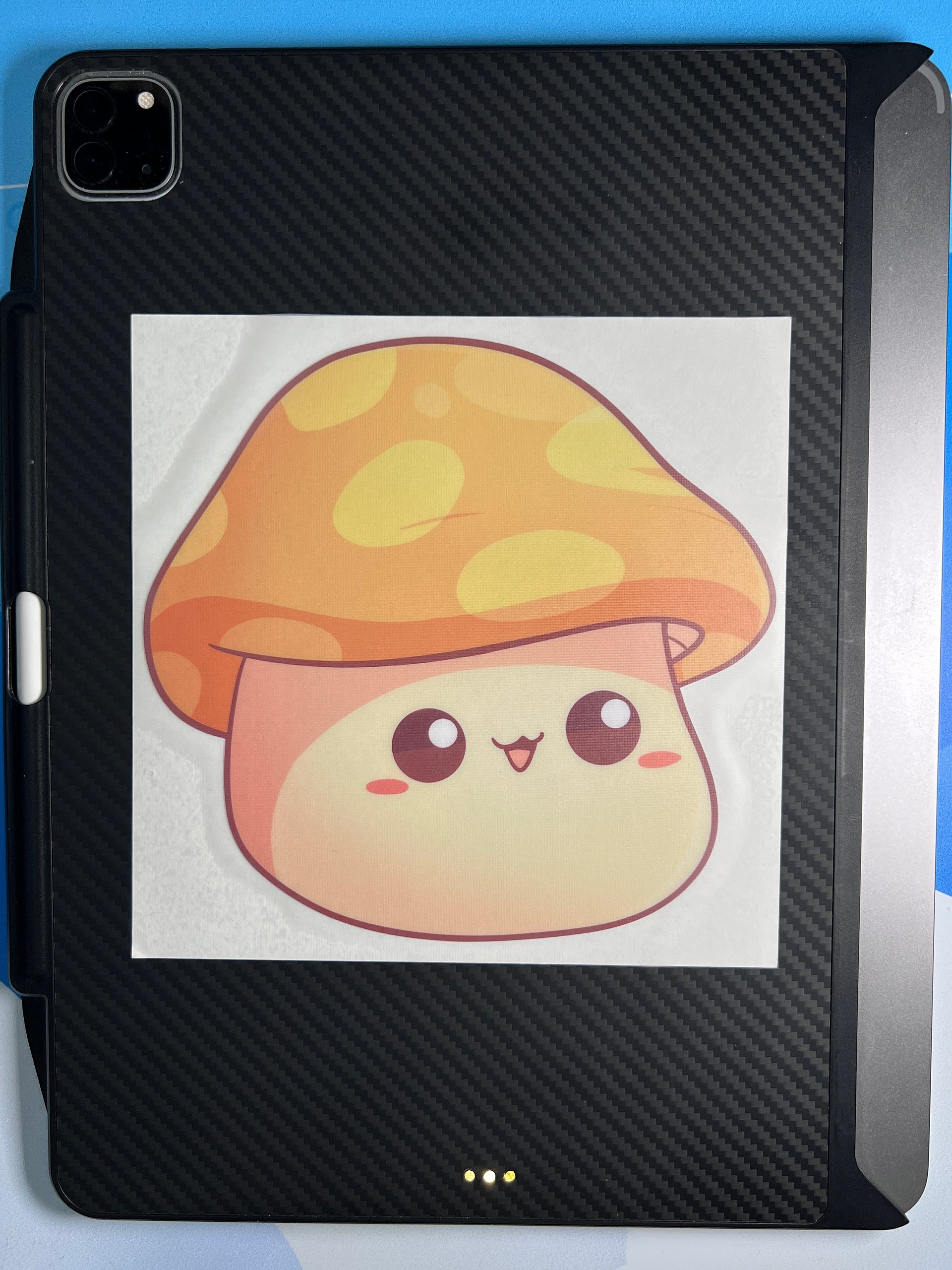 Orange Mushroom - Large Sticker product image (3)