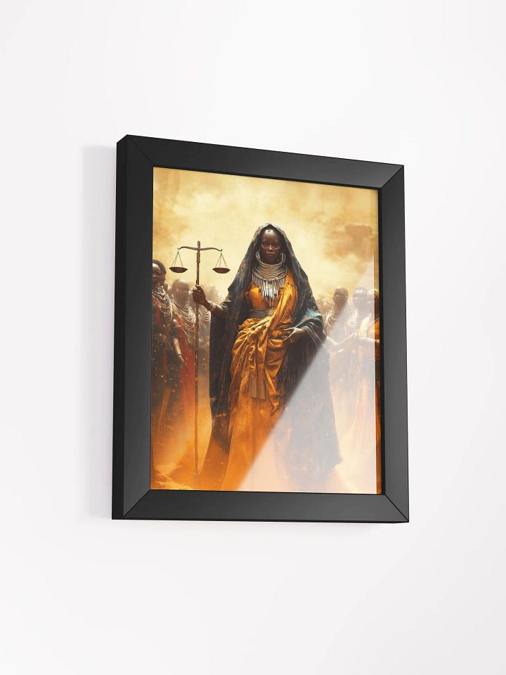The African Great Mother: Guardian of Strength and Morality - Framed Matte Poster product image (19)