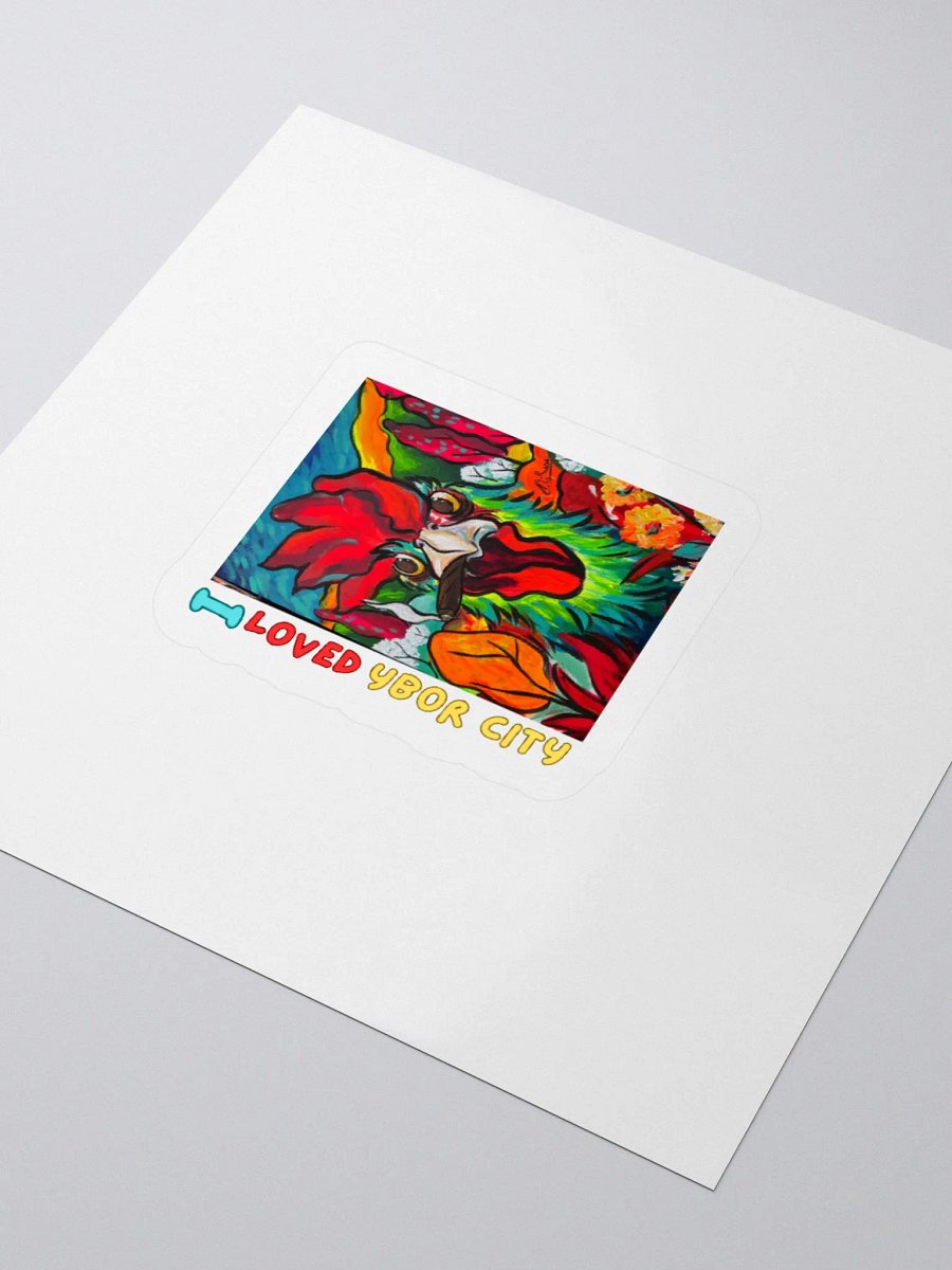 Ybor City Rooster Kiss Cut Stickers product image (10)