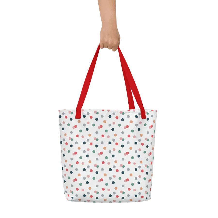 Christmas Polka Dot Tote product image (5)