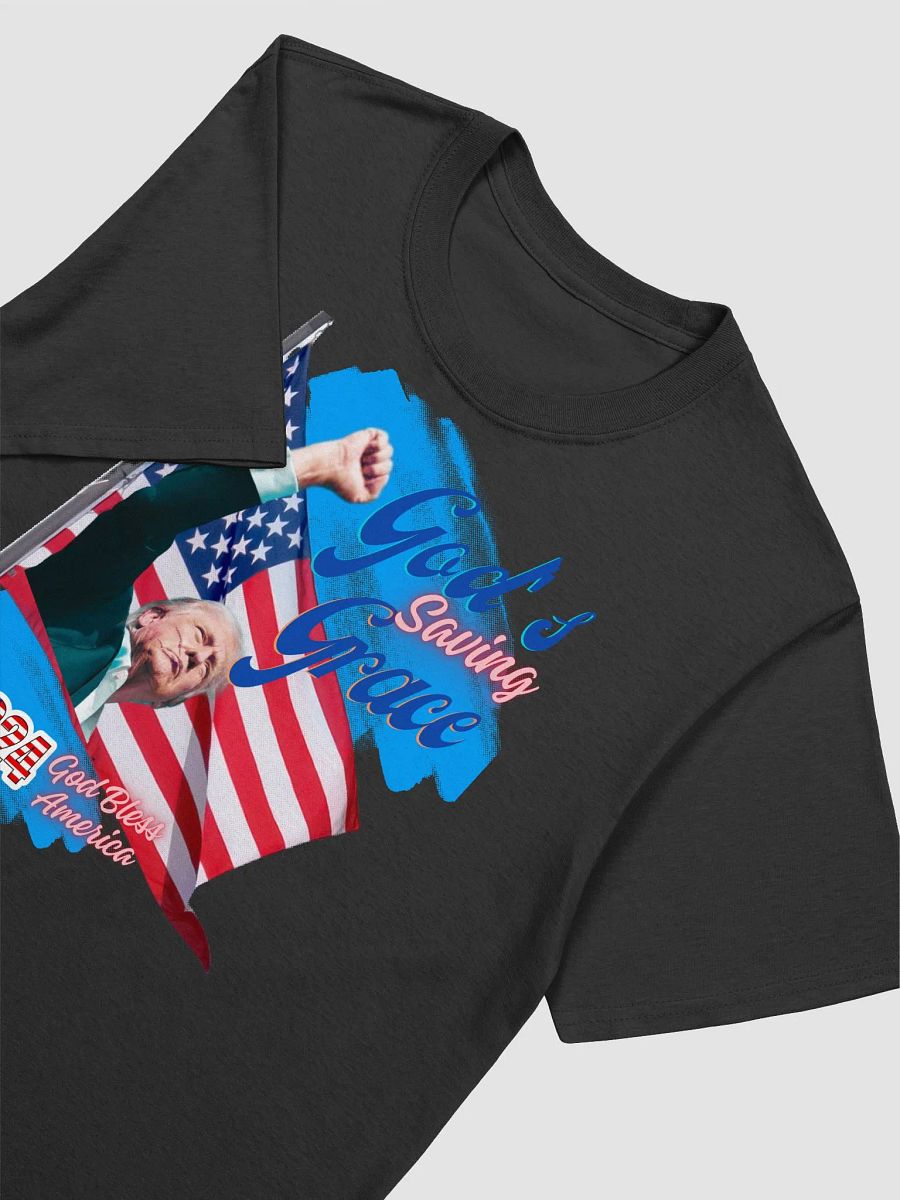 trump shooting tee By God's Saving Grace iconic design to wear and keep product image (16)