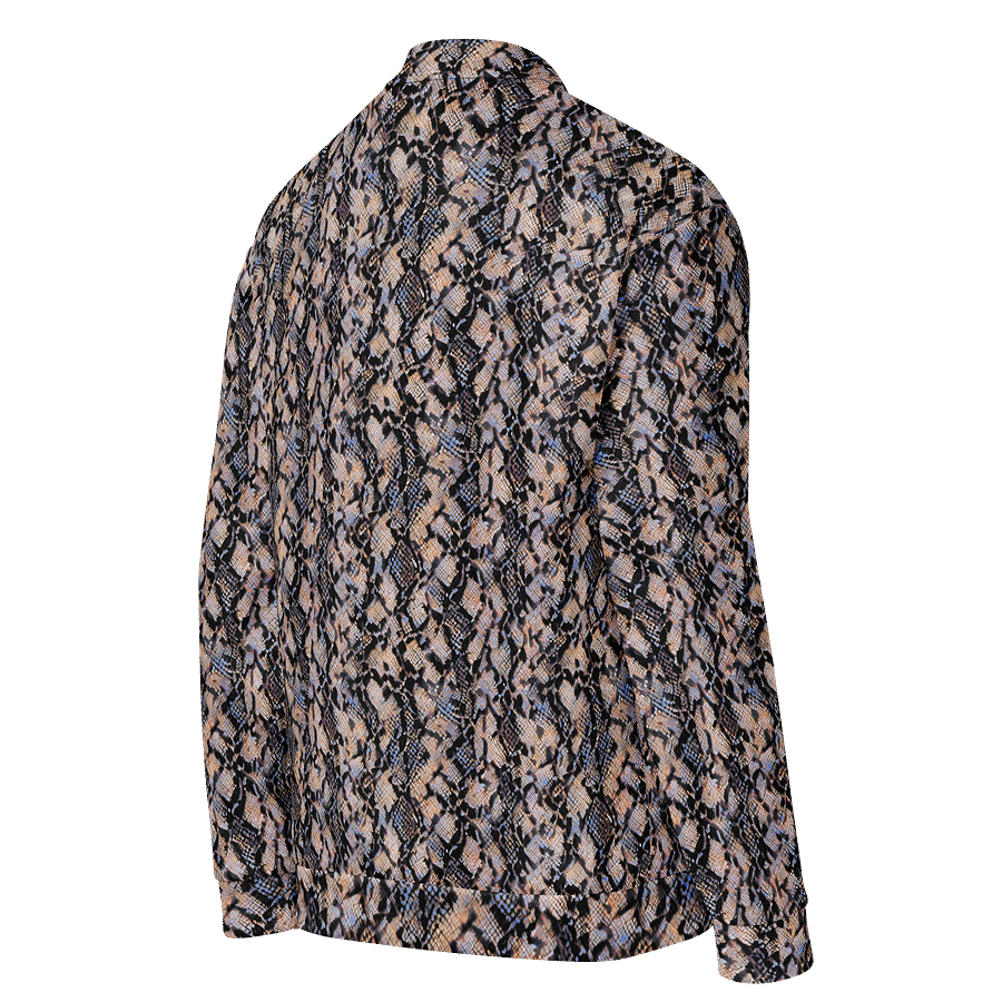 Best Snake Skin Bomber Jacket product image (4)