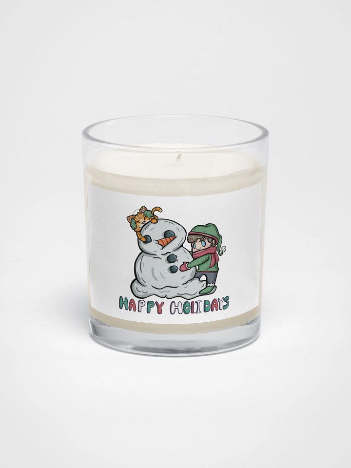 Arcade Warrior Happy Holidays Candle Christmas 2025 product image (1)