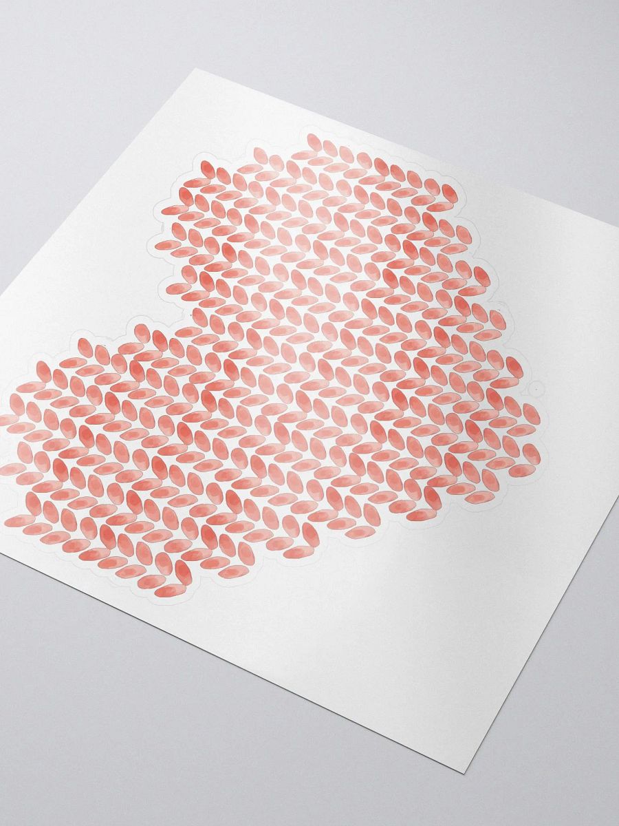 Knit Heart Sticker product image (3)