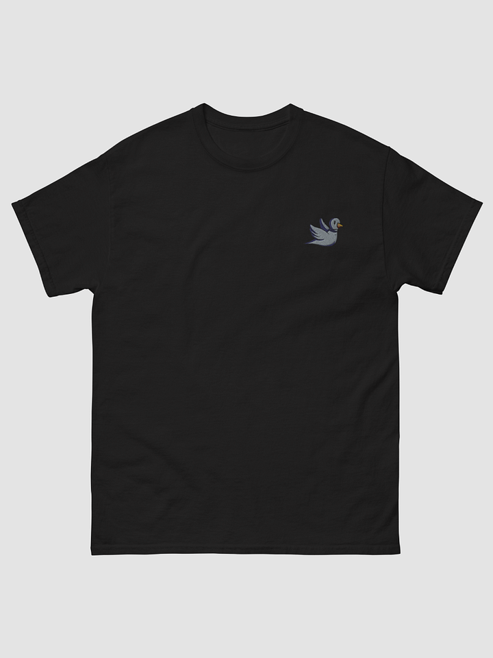 Pigeon Embroidered T-shirt | Art by Duck product image (2)