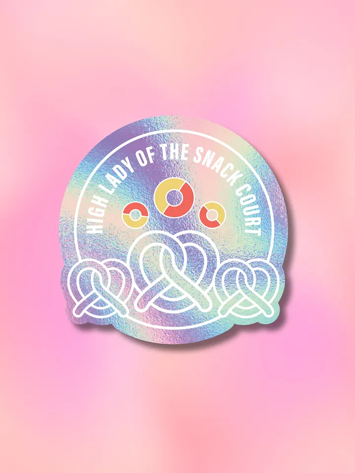 High Lady of the Snack Court Sticker (2