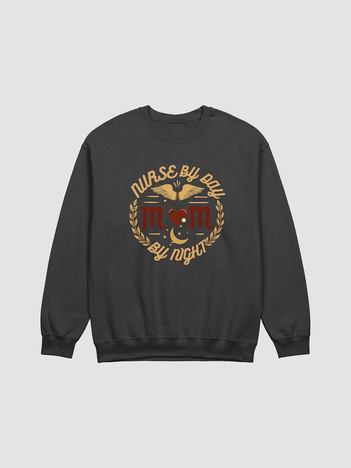 Nurse by Day, Mom by Night Crewneck Sweatshirt product image (5)