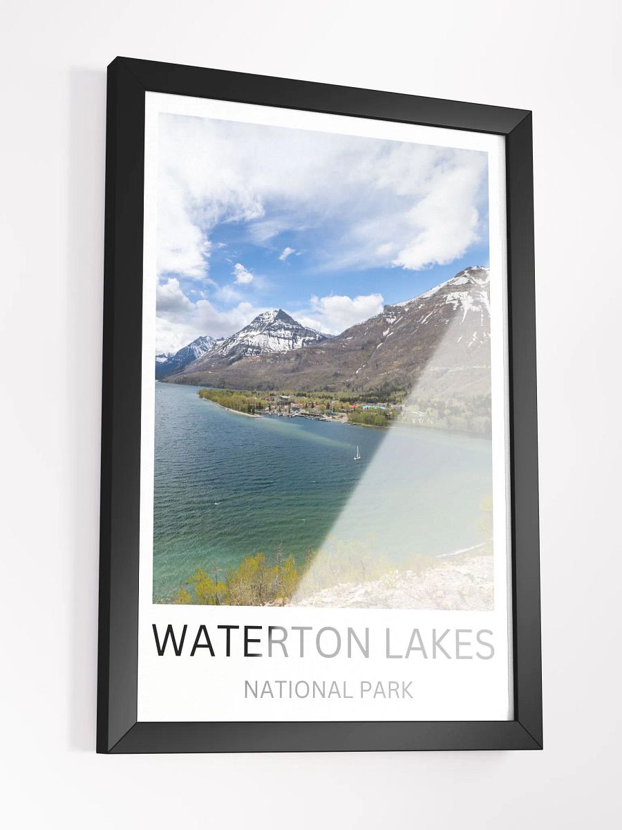 Waterton Lakes Matte Framed Poster product image (9)