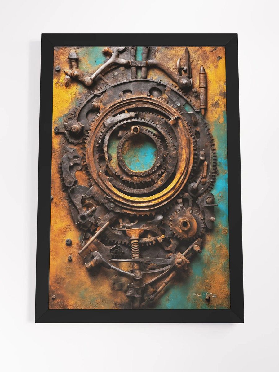 Unique Design Rusty Iron Wall Painting: Add Character to Your Space product image (5)