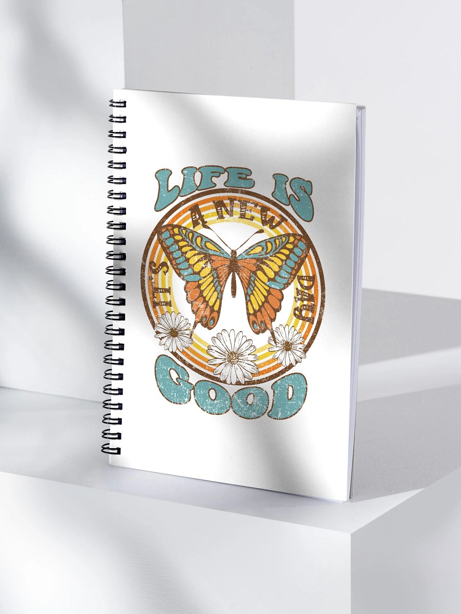 Life Is Good Retro Spiral Notebook product image (4)