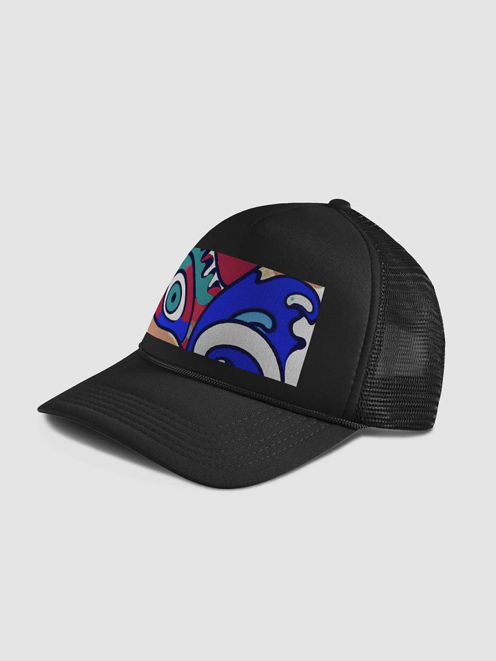 I WONDER Swirling Spectrum Foam Trucker Hat product image (2)