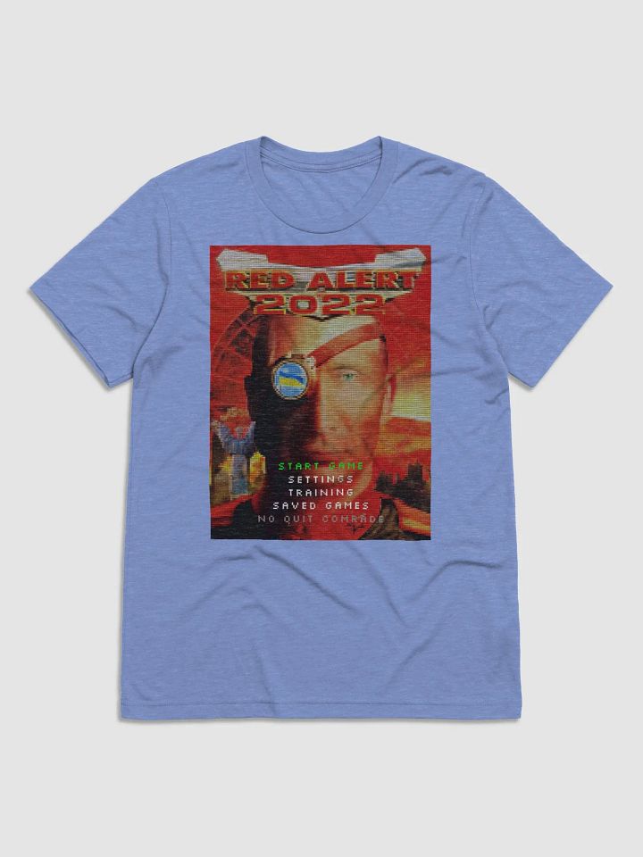 Red Alert 2022 (Putin and Conquer) Bella+Canvas Triblend Short Sleeve T-Shirt product image (1)