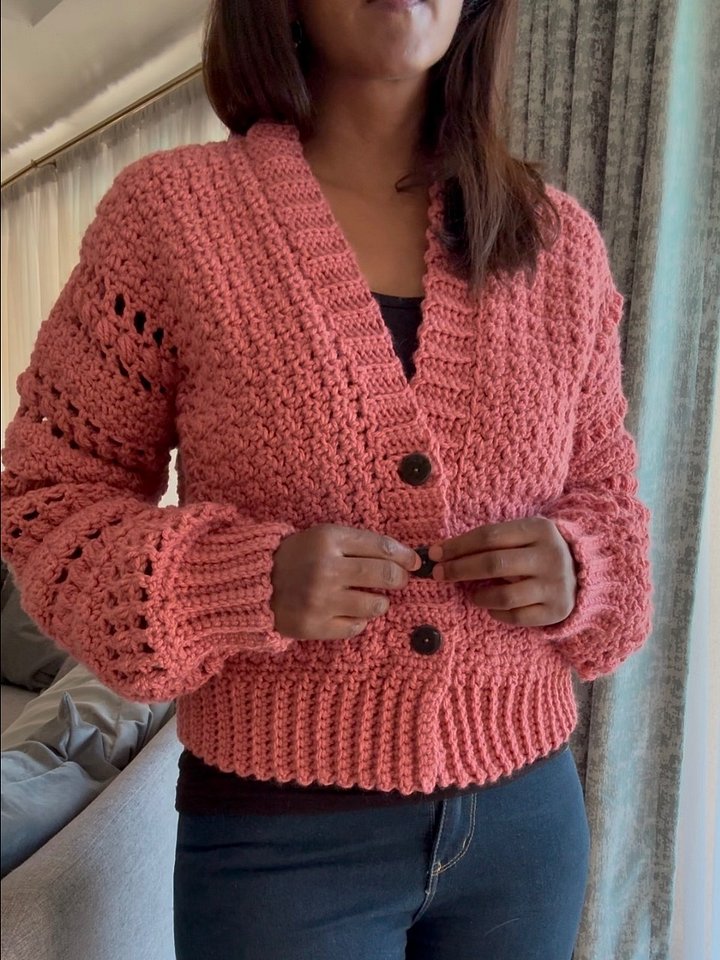 Crochet Cardigan “Eve” Written Pattern product image (1)
