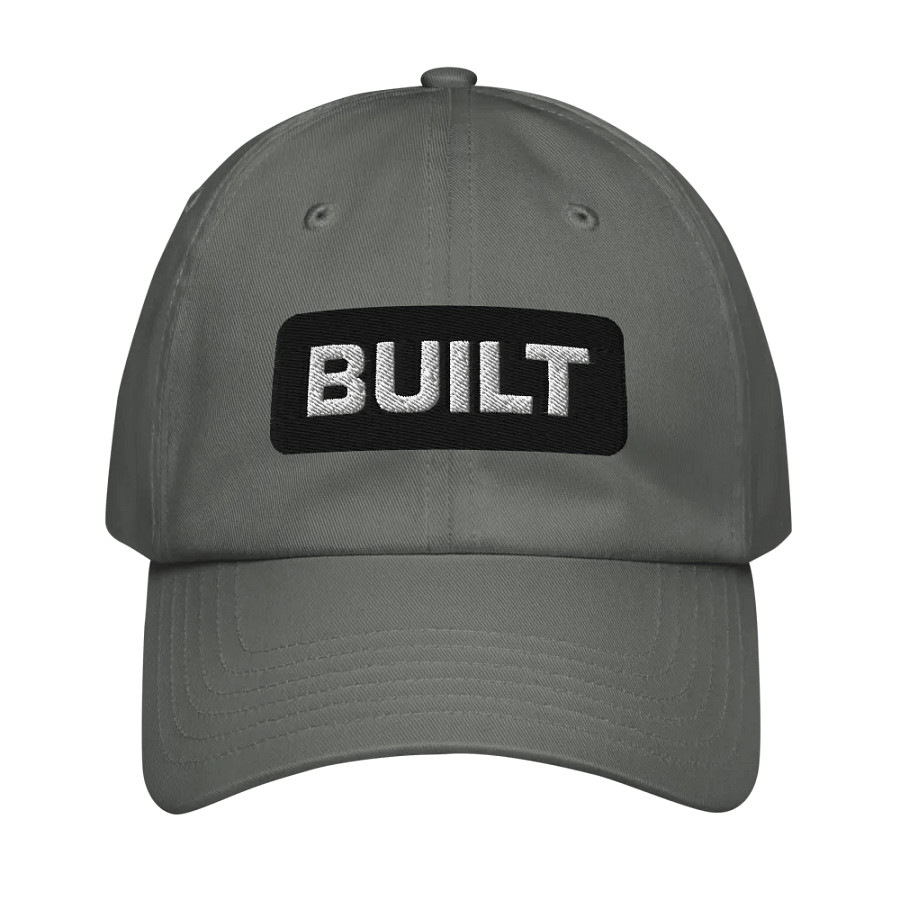 Grey Built Baseball Hat product image (1)