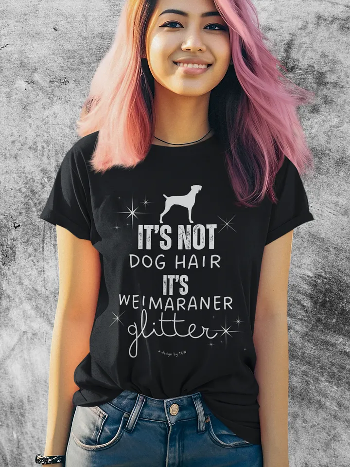 Weim Glitter - Bella+Canvas Supersoft T-shirt (white print) product image (1)